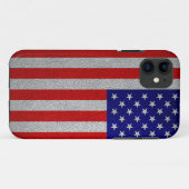 Amerikaanse vlag Case-Mate iPhone case (Achterkant (horizontaal))