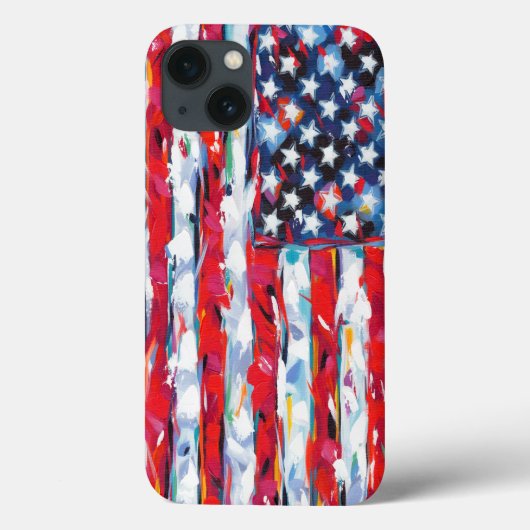 Amerikaanse vlag Case-Mate iPhone case (Achterkant)