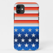 Amerikaanse vlag Case-Mate iPhone case (Achterkant)