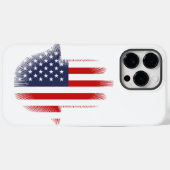 Amerikaanse vlag Case-Mate iPhone case (Achterkant (horizontaal))