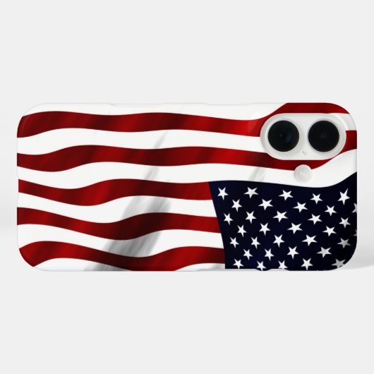 Amerikaanse vlag Case-Mate iPhone case (Achterkant (horizontaal))