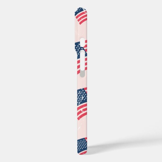  Amerikaanse vlag Case-Mate iPhone Case (Achterkant / Links)