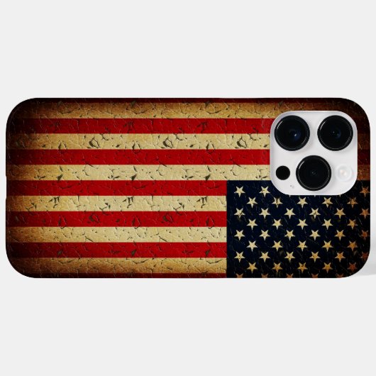Amerikaanse vlag Case-Mate iPhone case (Achterkant (horizontaal))