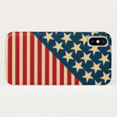  Amerikaanse vlag Case-Mate iPhone Case (Achterkant (horizontaal))