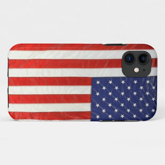 Amerikaanse vlag Case-Mate iPhone case (Achterkant (horizontaal))