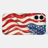 Amerikaanse vlag Case-Mate iPhone case (Achterkant (horizontaal))