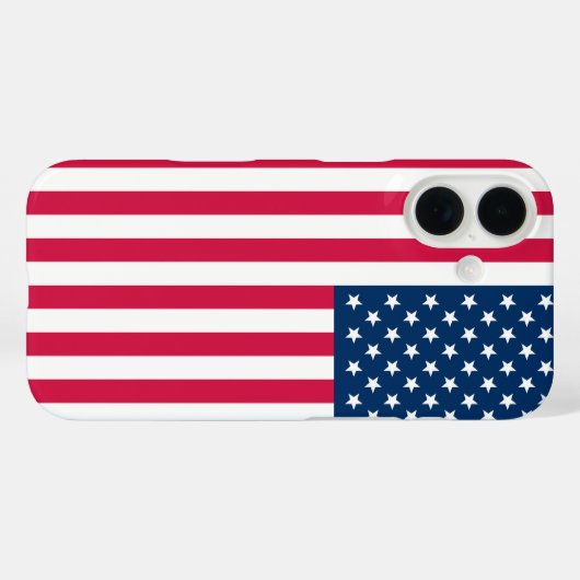 Amerikaanse vlag Case-Mate iPhone case (Achterkant (horizontaal))