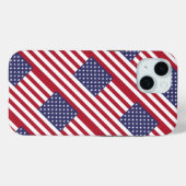 Amerikaanse vlag Case-Mate iPhone case (Achterkant (horizontaal))