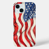 Amerikaanse vlag Case-Mate iPhone case (Achterkant)