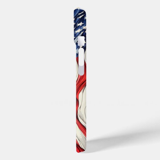 Amerikaanse vlag Case-Mate iPhone case (Achterkant / Links)