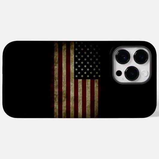 Amerikaanse vlag Case-Mate iPhone case (Achterkant (horizontaal))