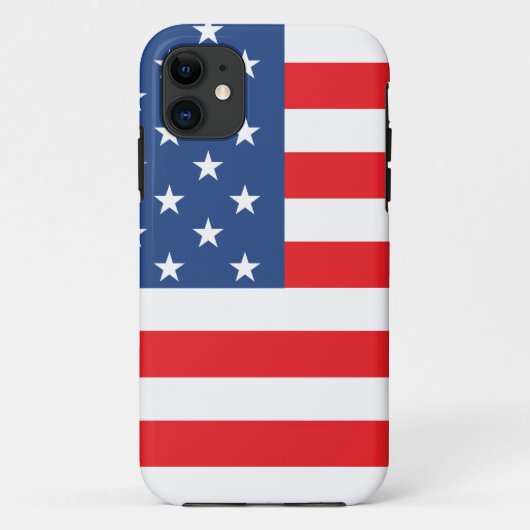 Amerikaanse vlag Case-Mate iPhone case (Achterkant)