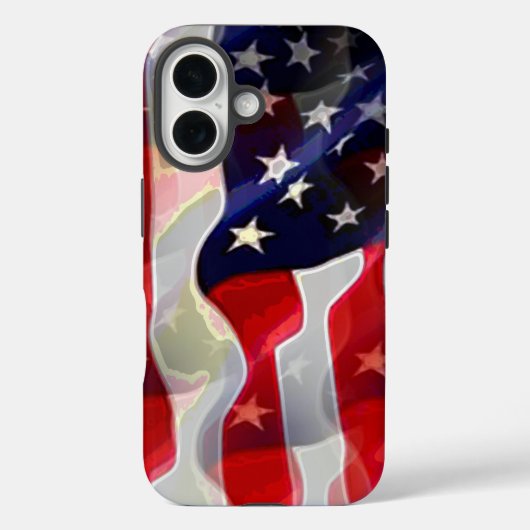 Amerikaanse vlag Case-Mate iPhone case (Achterkant)