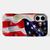 Amerikaanse vlag Case-Mate iPhone case (Achterkant (horizontaal))