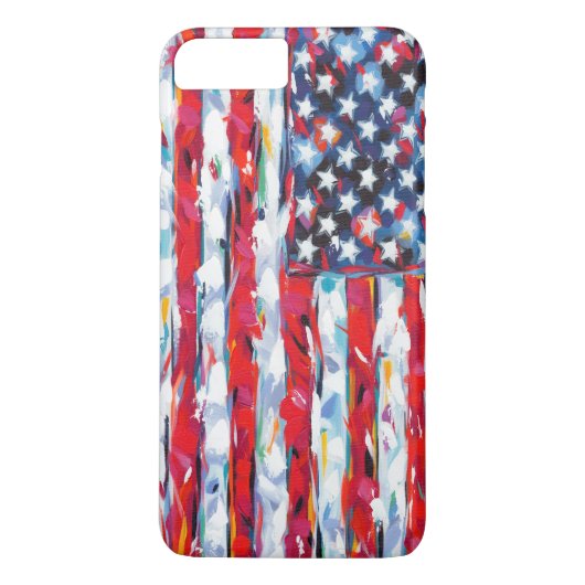 Amerikaanse vlag Case-Mate iPhone case (Achterkant)