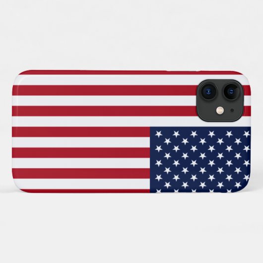 Amerikaanse vlag Case-Mate iPhone case (Achterkant (horizontaal))