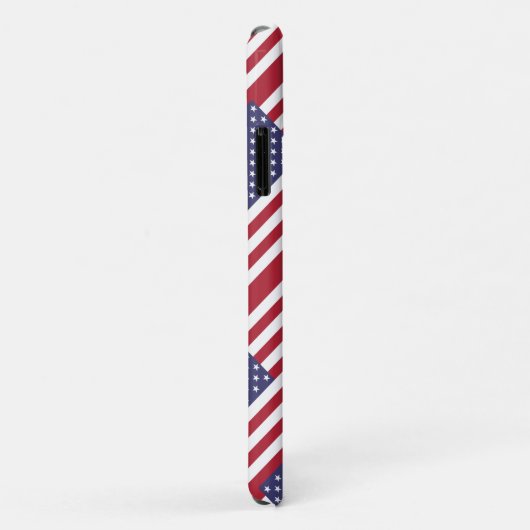 Amerikaanse vlag Case-Mate iPhone case (Achterkant/rechts)