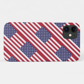 Amerikaanse vlag Case-Mate iPhone case (Achterkant (horizontaal))