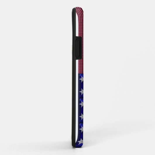 Amerikaanse vlag Case-Mate iPhone case (Achterkant/rechts)
