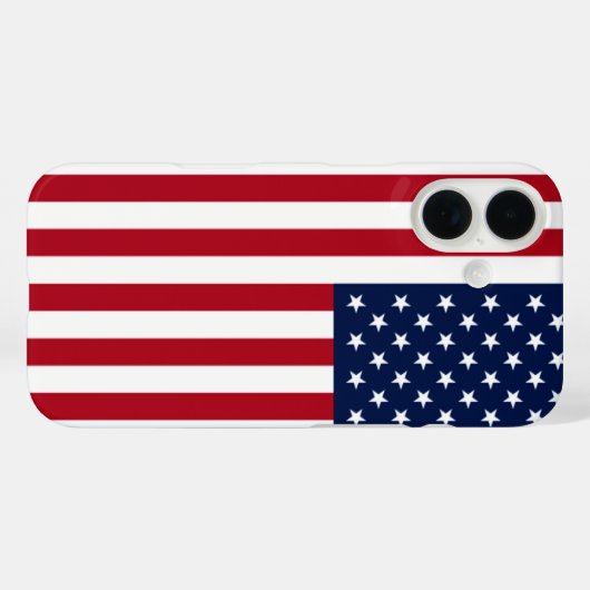 Amerikaanse vlag Case-Mate iPhone case (Achterkant (horizontaal))