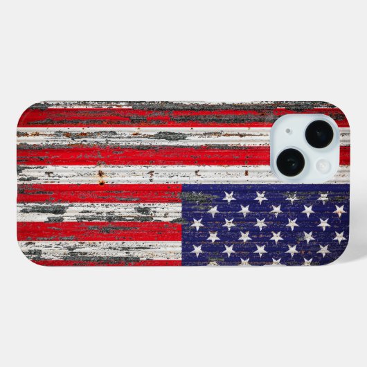 Amerikaanse vlag Case-Mate iPhone case (Achterkant (horizontaal))