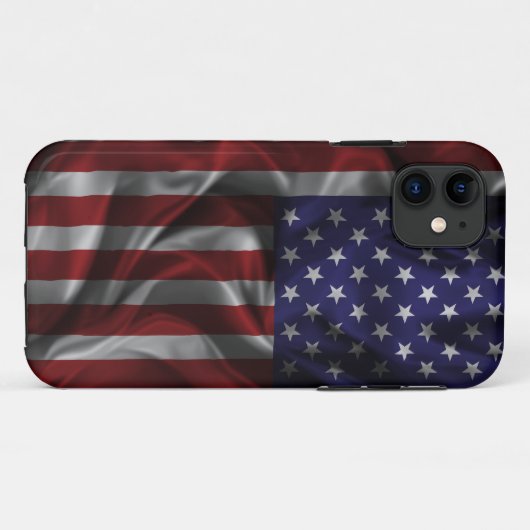 Amerikaanse vlag Case-Mate iPhone case (Achterkant (horizontaal))