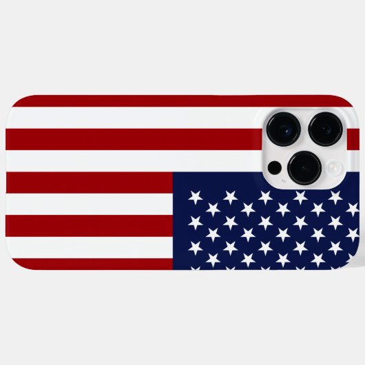 Amerikaanse vlag Case-Mate iPhone case (Achterkant (horizontaal))