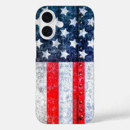 Amerikaanse vlag iPhone 16 hoesje