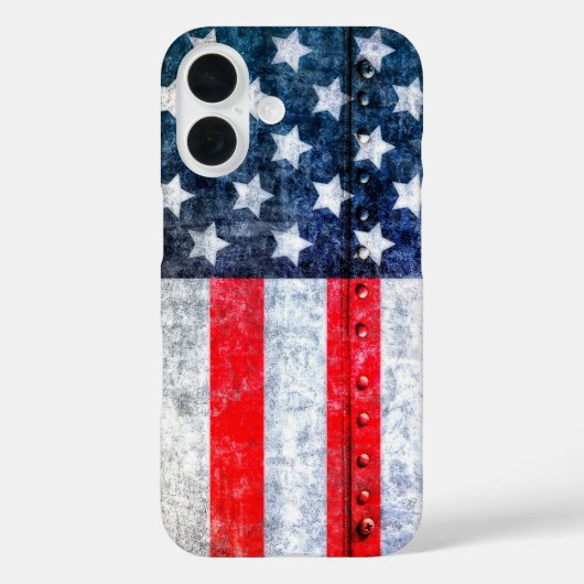 Amerikaanse vlag Case-Mate iPhone case (Achterkant)