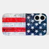 Amerikaanse vlag Case-Mate iPhone case (Achterkant (horizontaal))