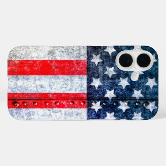 Amerikaanse vlag Case-Mate iPhone case (Achterkant (horizontaal))