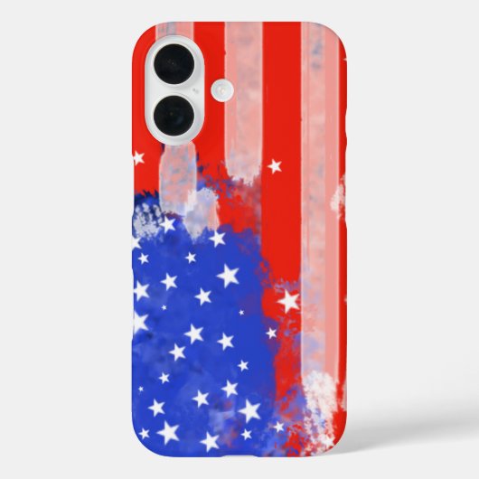Amerikaanse vlag Case-Mate iPhone case (Achterkant)