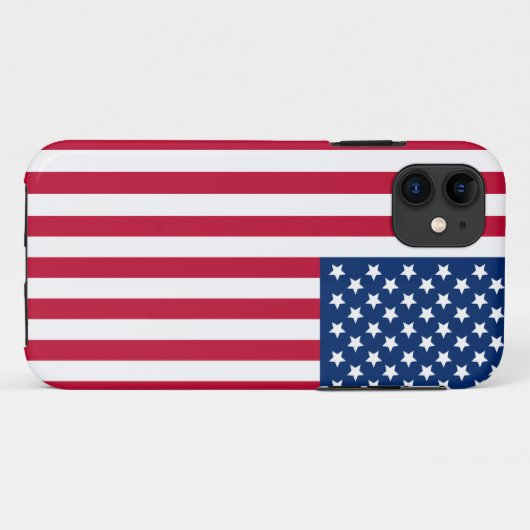 Amerikaanse vlag Case-Mate iPhone case (Achterkant (horizontaal))