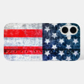 Amerikaanse vlag Case-Mate iPhone case (Achterkant (horizontaal))