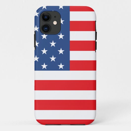 Amerikaanse vlag Case-Mate iPhone case (Achterkant)