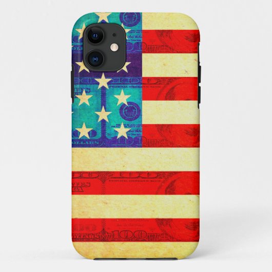 Amerikaanse vlag Case-Mate iPhone case (Achterkant)