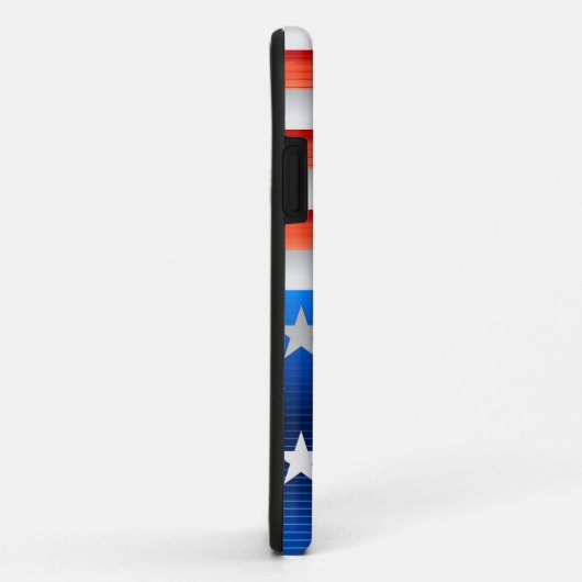 Amerikaanse vlag Case-Mate iPhone case (Achterkant/rechts)