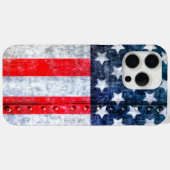 Amerikaanse vlag Case-Mate iPhone case (Achterkant (horizontaal))