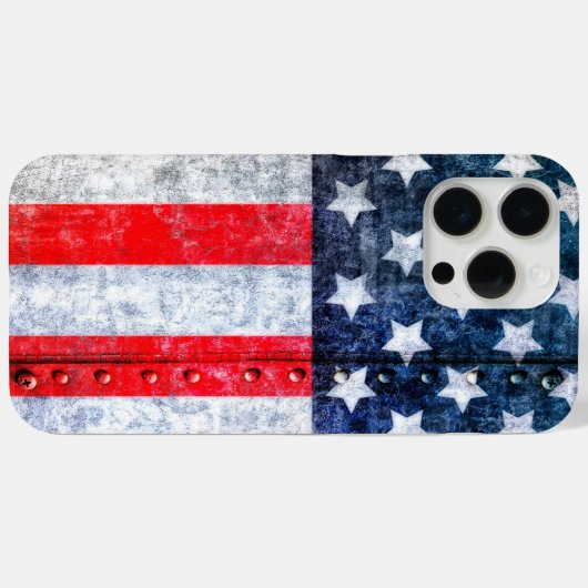 Amerikaanse vlag Case-Mate iPhone case (Achterkant (horizontaal))