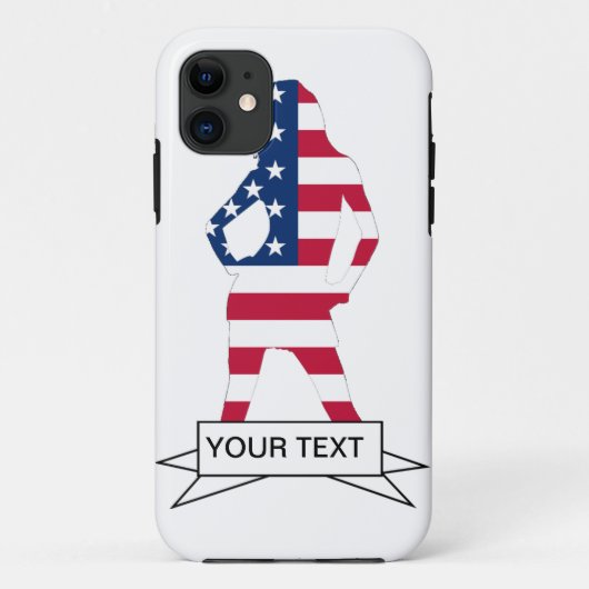 Amerikaanse vlag Case-Mate iPhone case (Achterkant)