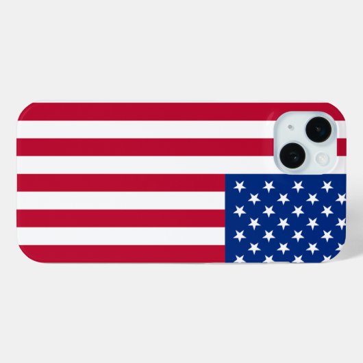 Amerikaanse vlag Case-Mate iPhone case (Achterkant (horizontaal))