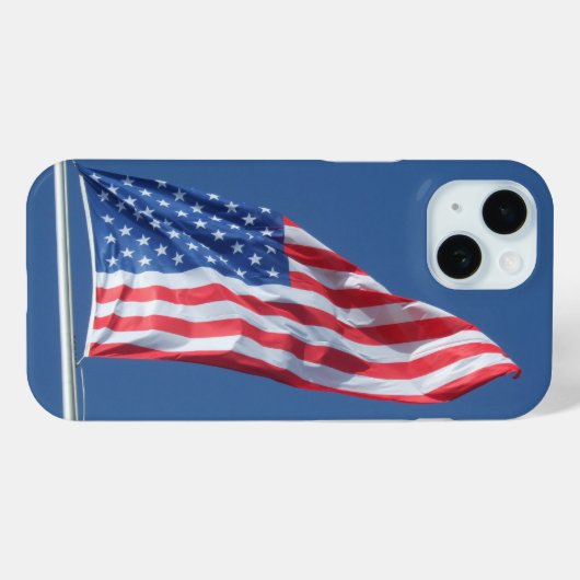Amerikaanse vlag Case-Mate iPhone case (Achterkant (horizontaal))