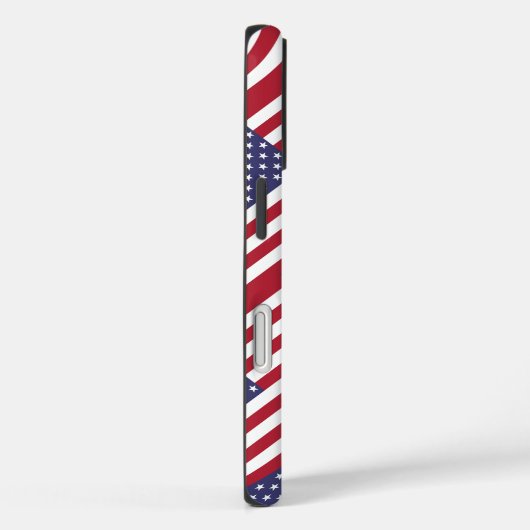 Amerikaanse Vlag Case-Mate iPhone Case (Achterkant / Rechts)