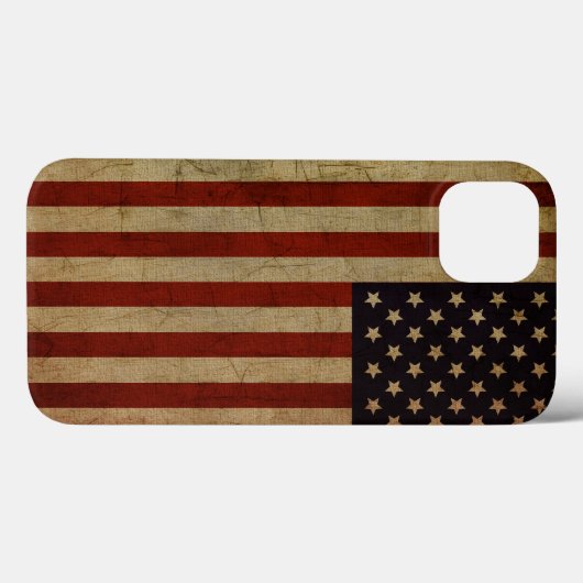  Amerikaanse vlag Case-Mate iPhone Case (Achterkant (horizontaal))