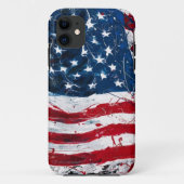 Amerikaanse vlag Case-Mate iPhone case (Achterkant)