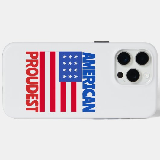 Amerikaanse vlag Case-Mate iPhone case (Achterkant (horizontaal))