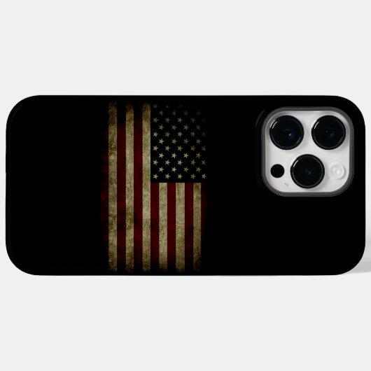 Amerikaanse vlag Case-Mate iPhone case (Achterkant (horizontaal))