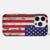 Amerikaanse vlag Case-Mate iPhone case (Achterkant (horizontaal))