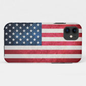 Amerikaanse vlag Case-Mate iPhone case (Achterkant (horizontaal))