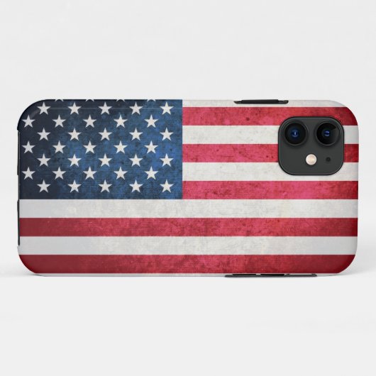 Amerikaanse vlag Case-Mate iPhone case (Achterkant (horizontaal))